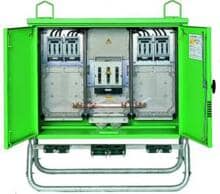 Elektra HV 630-S1 Gruppenverteilerschrank im Gehäuse, 436 kVA, IP 21/54, bestückt, Stahlblech, verzinkt (189702)