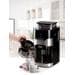 DOMO DO721K Kaffeemaschine, Bohnenbehälters: 200g, 1,5L, 12 Tassen, Touch-Tasten, LCD-Display, Kaffeemühle, schwarz/Edelstahl