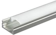 Nobile Alu U-Profil 2 OP für Bänder bis 12mm, 2000x17,2x9,2mm (5011146801)