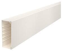 OBO Bettermann WDK60150CW Wand- und Deckenkanal, mit Bodenlochung, 60x150x2000mm, PVC, cremeweiß (6021883)