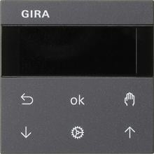 Gira 536628 System 3000 Jalousieuhr Display, System 55, anthrazit