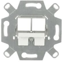 Busch-Jaeger 0219/14 Montageadapter für Moduleinsätze, Unterputzmontage, silber (2CKA000230A0471)
