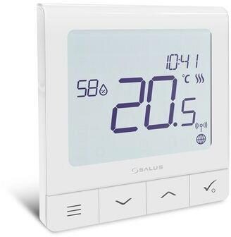 Salus SQ610 Quantum Raumthermostat , utraflach, digital, Unterputz, weiß (113610)