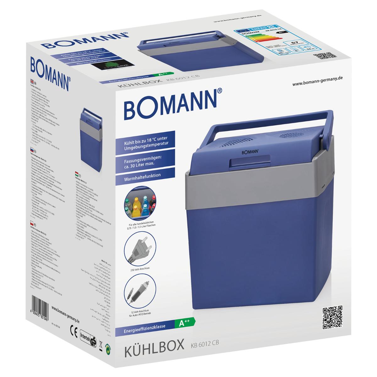 Bomann KB 6012 CB Kühlbox, 30L, 230 V, 68 W, kalt/warm, ECO-Save