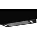 Exquisit KFD817-2 L EEK: A Kopffreihaube, 80 cm breit, 392 m³/h, LED Display, 3 Leistungsstufen, Zeitschaltuhr, schwarz