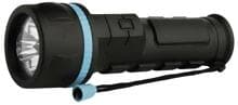 EMOS 1440032400 LED Taschenlampe, 20 lm, 2× D, schwarz-blau