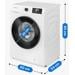 Bomann WA 7185 8 kg Frontlader Waschmaschine,  60 cm breit, 1400 U/min, Fremdkörperfalle, Kindersicherung, Reversierautomatik, Überhitzungsschutz, 15 Waschprogramme, weiß