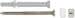 Fischer S 8 RD 80 WC-Befestigungsset, Dübel, Schraube, Abdeckkappe (084340)