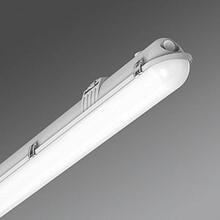 Regiolux parsa-PSO/1500 6000 840 ET, Feuchtraumwannenleuchte höherer Schutzart, Diffusor opal, 41 Watt, grau(56615024110)