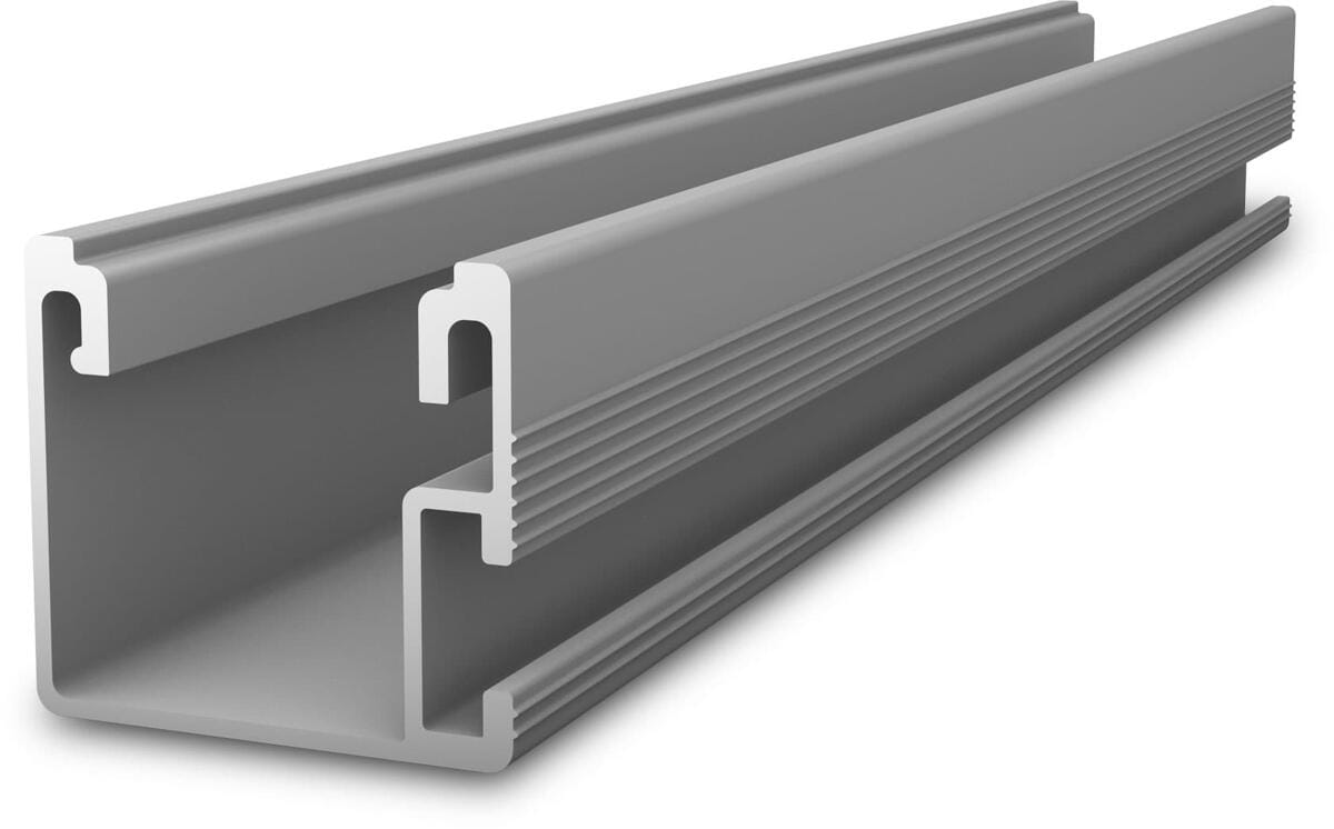 K2 Systems SingleRail 36 light, Montageschiene mit seitlicher Anbindung, Länge 480 cm, Aluminium, silber (2004413)