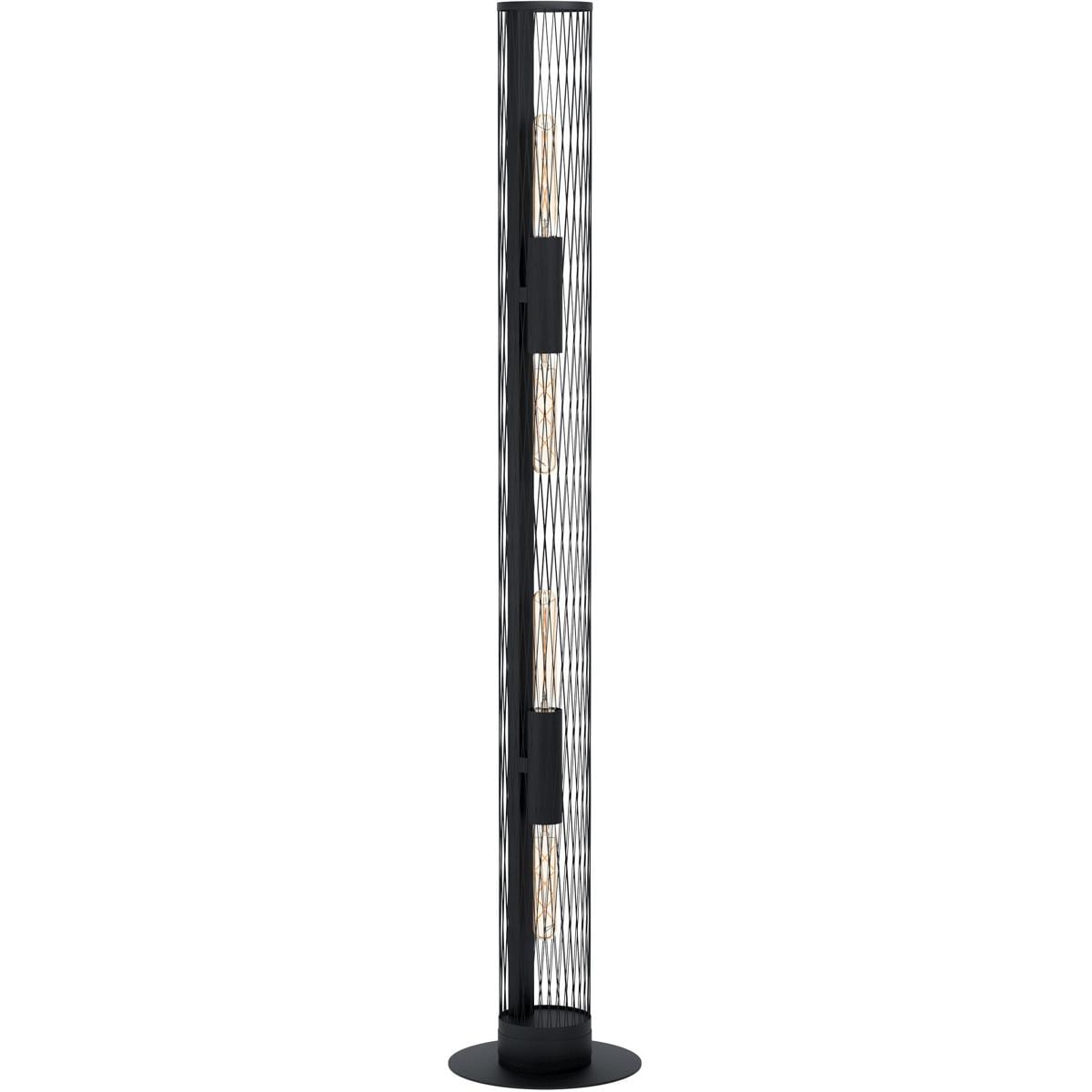 Eglo REDCLIFFE Stehlampe, 4x40W, schwarz E27, Elektroshop (43537) Wagner