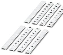 Phoenix Contact Zackband - ZBF 6,QR, Fortlaufende Zahlen, 1-10, weiß (0808765:0001)