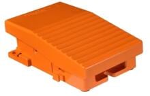 Schneider Electric Fußschalter, Harmony XPE, einfach, Metall, orange, 2-stufig, 2Ö+2S, IP66 (XPER211)
