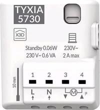 Delta Dore Tyxia 5730 Funkempfänger Rollladensteuerung bis 2A, unterputz, weiß (TYXIA 5730)