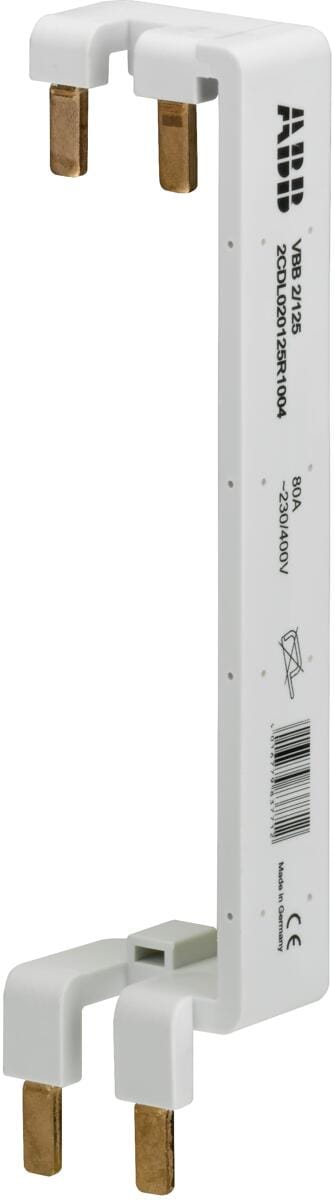 ABB SZ-DB232N Verdrahtungsbrücke, 1phasig, 10qmm, 260mm, schwarz (GHV0361425R0033)