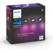 Philips Hue Centura 3er-Pack LED Einbauspot, GU10, 1050lm, 4000K, schwarz (929003045501)
