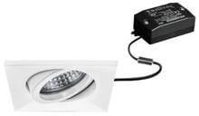 Brumberg BERRIE-S LED-Einbaustrahlerset schaltbar, 6W, 680lm, 3000K, quadratisch, schwenkbar