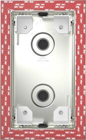 Gira 552200 System 106 Einbaudose flächenbündig, 2fach