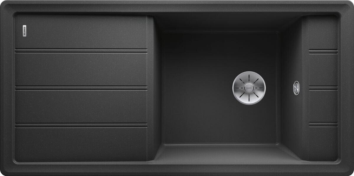 Blanco Faron XL 6 S Granitspüle, SILGRANIT, reversibel, ohne Ablauffernbedienung, ohne Zubehör, anthrazit (524803)