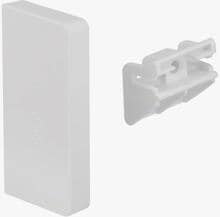 Hager SL20055619016 Endstück schnittkasch. halogenfrei zu SL mit Teppichleiste 20x55mm, verkehrsweiß