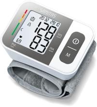 Beurer SBC 15 Blutdruckmessgerät, 2x60 Speicherplätze, Arrhythmie-Erkennung, weiß (650.45)
