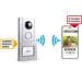 M-E VS-11-ALU-S iP Video WLAN Türsprechstation ALUMINIUM für Smartphone, 1-Familienhaus, Silber (41359)