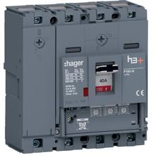 Hager HNS041GC Leistungsschalter h3+ P160 LSnI 4P4D N0-50-100% 40A 40kA CTC