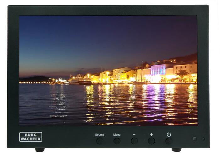 Burg Guard BWML-1000 LCD Industriemonitor, 10"", 1280 x 800, inkl. Netzteil (511109)