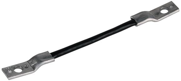 Dehn Überbrückungsseil Standardlänge UEBS 16 L300 B10.5 B6.5 AL CU, 16mm² schwarz (377310)
