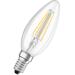 LEDVANCE LED CLASSIC B P 5.5W 827 FIL CL E14, 806lm, warmweiß (4099854062308)