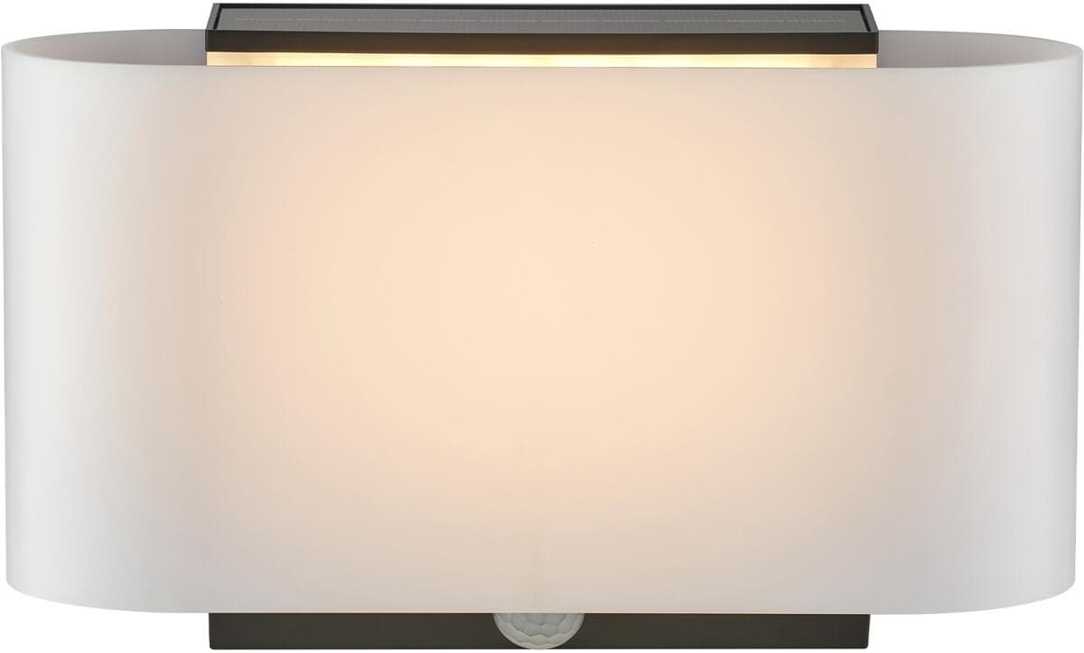Nordlux Piola Solarleuchte, LED-Module, IP44, 3000K, 500lm, 5W, Bewegungssensor, weiß (2418051001)