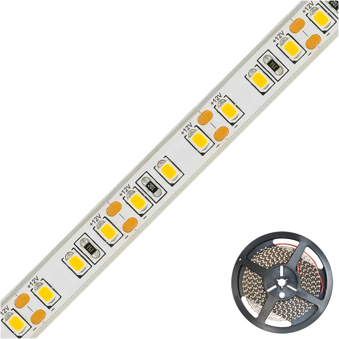 EVN ECO-Serie LED-Strip, IP67, 12V/DC, 9,6W/m, 763lm/m, 120LED/m, 5m-Rolle, 2700K (STR6712602827)
