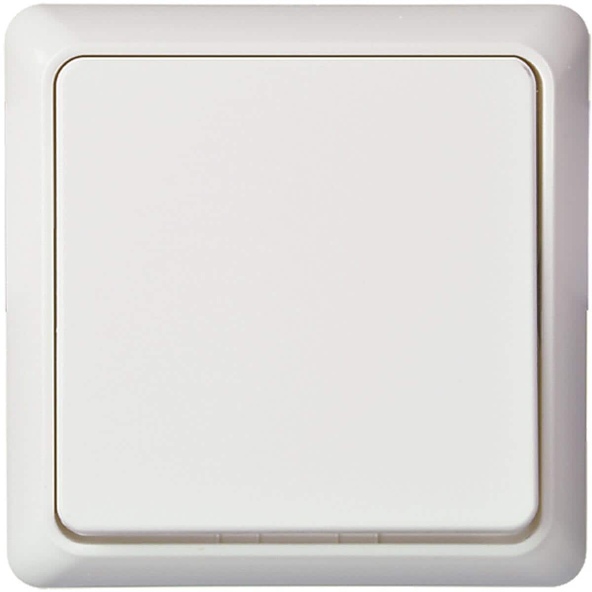 Elso 251604 Universalschalter 10A, Renovierung komplett Schraubklemme, reinweiß