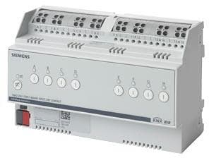 Siemens N 263D51 KNX Binäreingang 8-fach, AC/DC 10...230 V, REG für Hutschiene, LED-Anzeige, lichtgrau (5WG1263-1DB51)