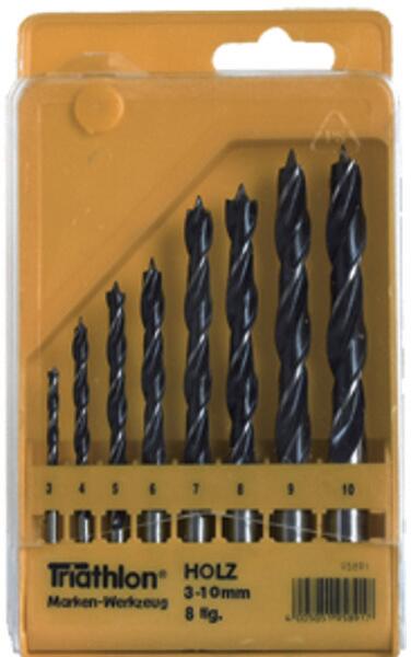 Silberspeer Holzbohrersatz, 3-10, 8-teilig, gelb (95891.7)