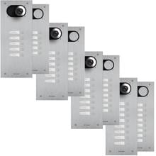 Comelit Frontplatte Switch, 1-reihig, V4A, 369,1x150x2,5 mm, Stahl