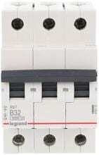 Legrand RX3 Leitungsschutzschalter, B-Charakteristik, 32A, 3-polig, 6kA, 400VAC, 3TE (419172)