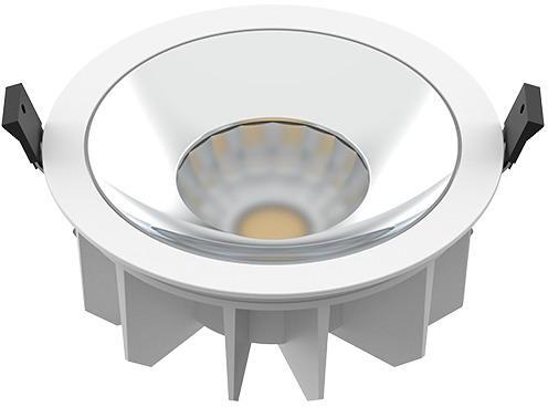 SLV DOWNLIGHT P, 165 30 HG 830 60 ML WH IP54, 19W, 1930 / 3890lm, 3000K, weiß (1011297)
