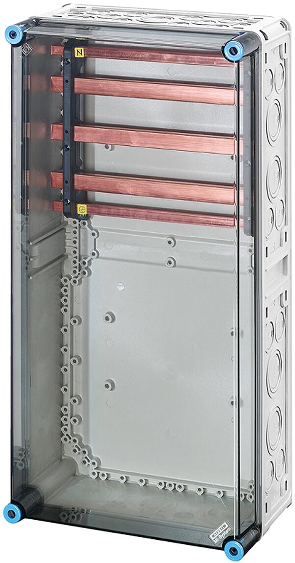 Hensel Mi 6458 Sammelschienengehäuse 300x600 mm, Sammelschienen, 400A, 5-Polig