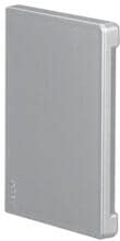 Hager BR651006LAN Endstück schnittkaschierend zu BR/H/N/A 68x100mm Oberteil 80mm hfr, lackiert Aluminium