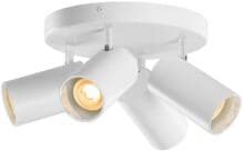 SLV ASTO TUBE Deckenaufbauleuchte, zylindrisch, GU10, 4x max. 10 W, weiß (1006430)