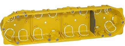 Legrand Batibox Hohlwanddose, 4-modulig, gelb (080054)
