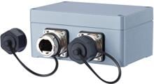 METZ CONNECT E-DAT Industry IP67 V1 2 Port Metall Aufputzgehäuse (1401010620ME)