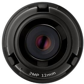 Hanwha Vision austauschbares 2MP Objektiv 12,0mm für PNM-9320VQP, elektrische Tag-/Nachtfunktion, schwarz (SLA-2M1200P)