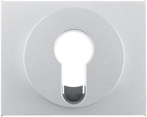 Berker 15057003 Zentralstück für Schlüsselschalter/-taster, K.5, alu matt, lackiert
