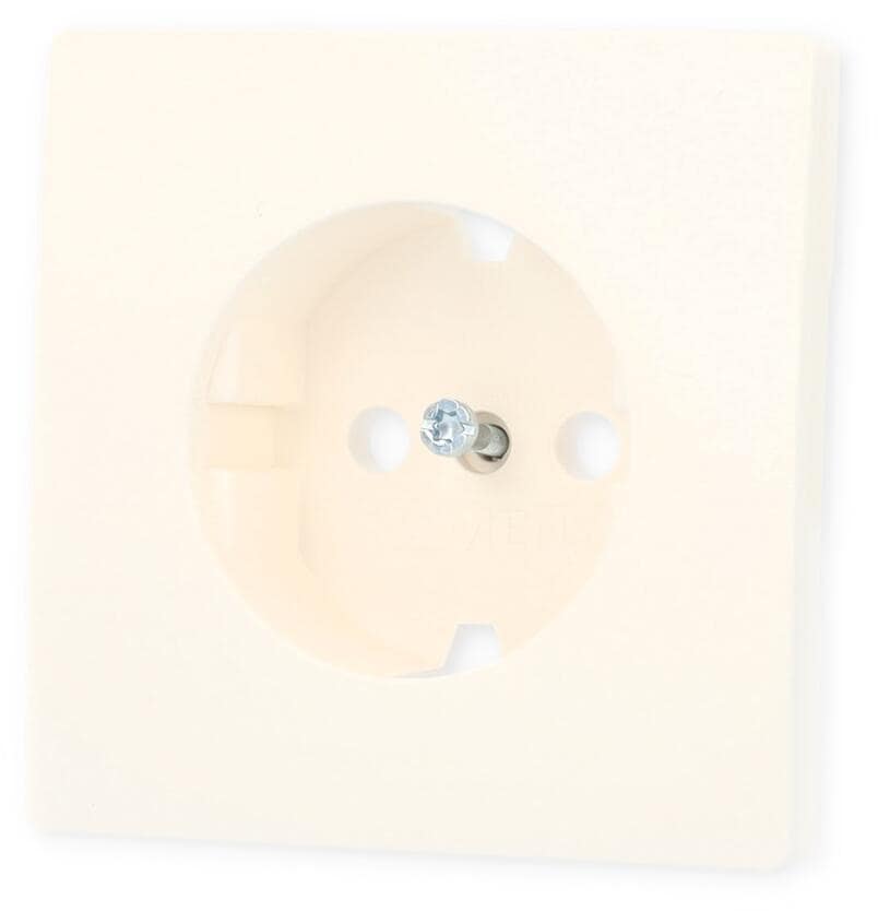 Siemens DELTA style Abdeckplatte für SCHUKO-Steckdose, 68x68mm, titanweiß (5UH1065)
