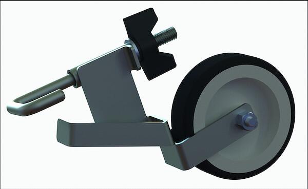 PROTEC.class PTRST Transportrollen für Stufenstehleiter, 1 Paar