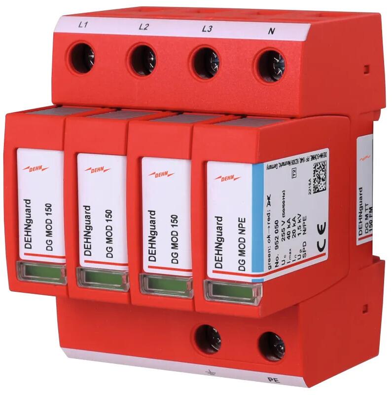 Dehn DEHNguard M TT 150 FM Überspannungsableiter, Typ 2, 4-polig, für TT- und TN-S-Systeme (952328)