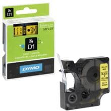Dymo D1-Schriftband, 9mmx7m, schwarz auf gelb (S0720730)