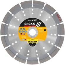 Samedia SHOXX MX13 115x22,23 Premium UNI Diamant-Trennscheibe, silber (310345)